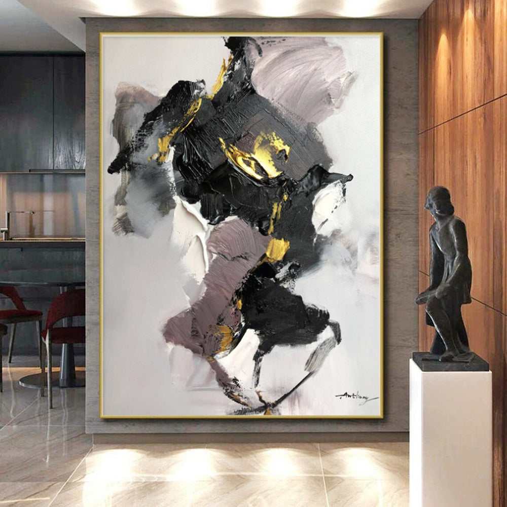 sky wall art in black